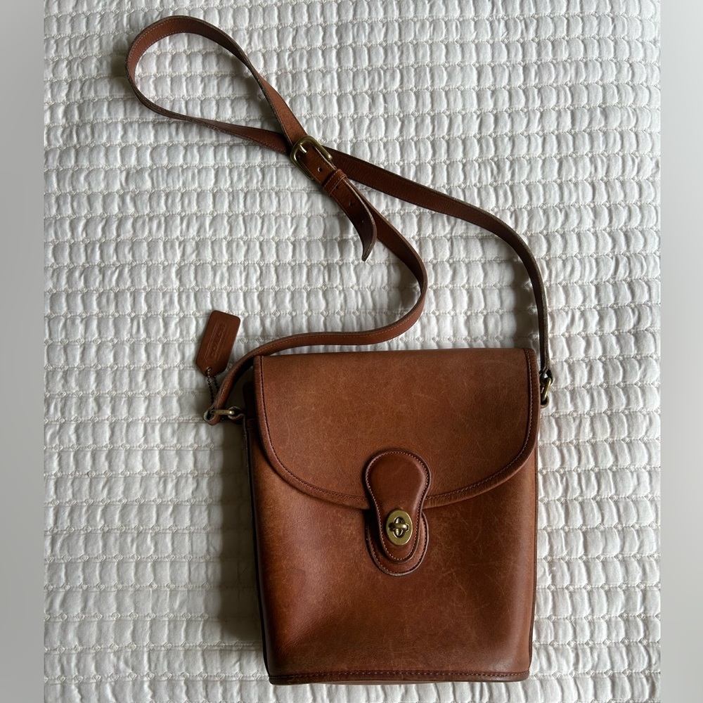 Vintage 1980s Coach Bradley Bucket Bag